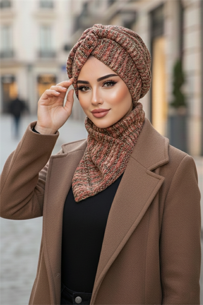 Taba Triko Kışlık Burgu Bone Ve Etol Takım