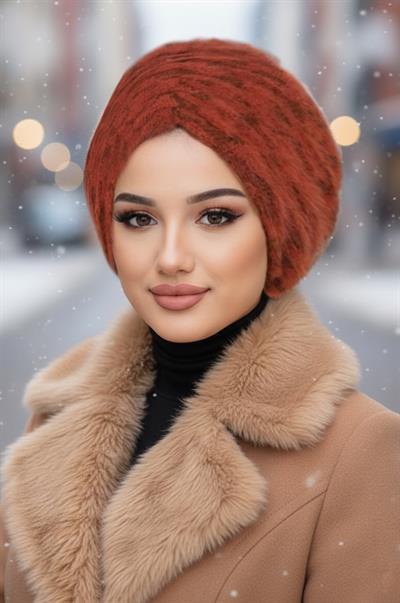 Taba Yumoş Kışlık Büzgülü Bone