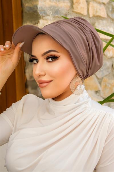 Taş Rengi Havuz - Deniz Şapkası / Mayo Üstüne Kullanılabilir