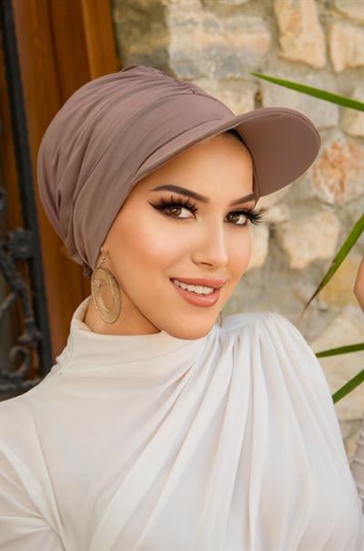 Taş Rengi Havuz - Deniz Şapkası / Mayo Üstüne Kullanılabilir