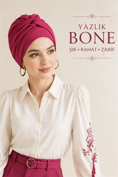 Vişne Burgu Detaylı Bone