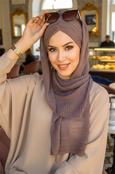 Vizon Kelebek Bone Şal