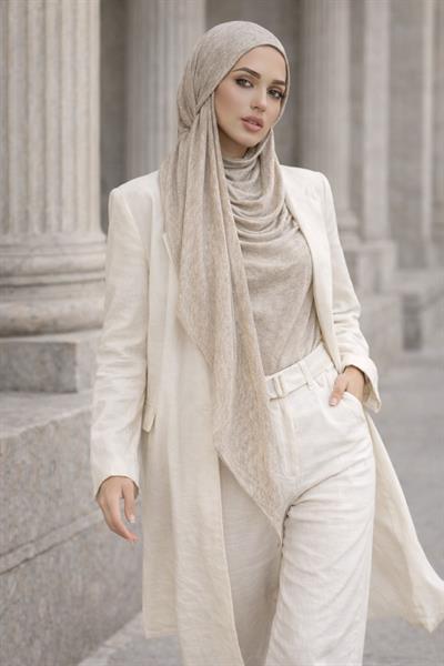 Vizon Melanj Bandana Bone Şal