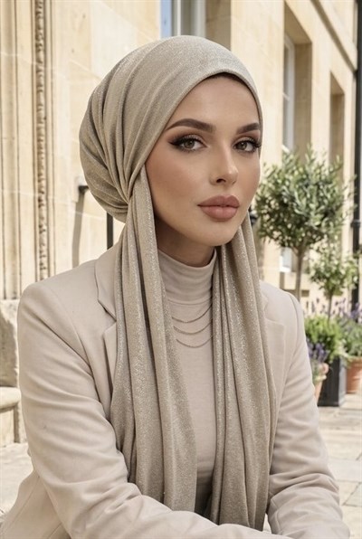 Vizon Melanj Bandana Bone Şal