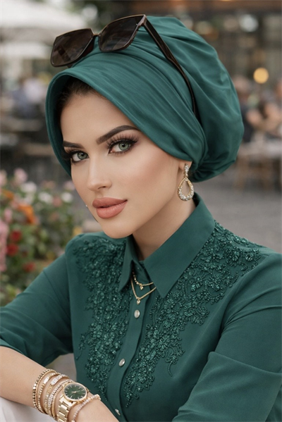 Zümrüt Hazır Şapka Bone