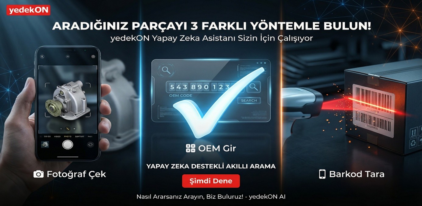 yedekON AI — Aradığınız Parçayı 3 Farklı Yöntemle Bulun
