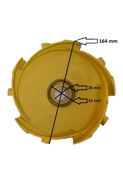 1 Hp Jet Su Pompa Difüzörü Boğaz 41mm - Yedek Parça