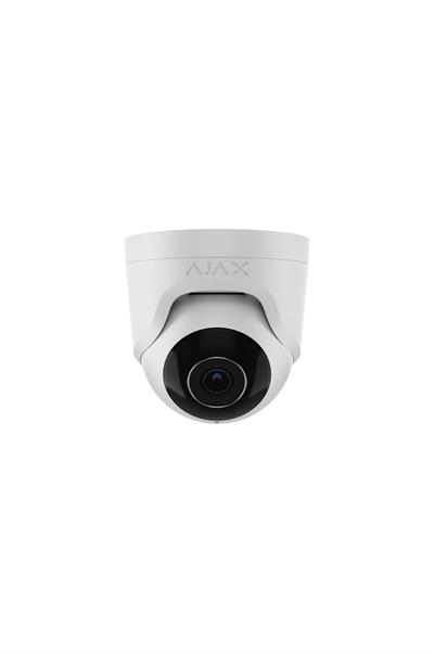 AJAX TurretCam (5 Mp/2.8 mm) Kablolu AI Destekli Güvenlik IP Kamerası Beyaz