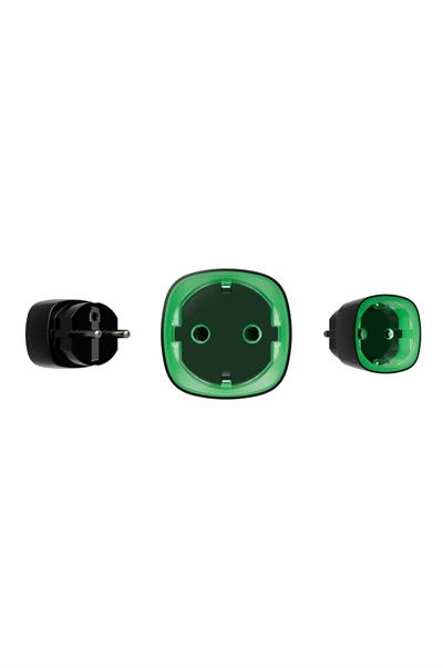 AJAX Socket EU (type F) Jeweller Güç Tüketimi İzleme Özelliğine Sahip Akıllı Priz Siyah
