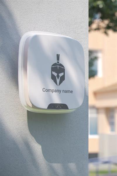 AJAX StreetSiren DoubleDeck Jeweller Ön Panel için Kablosuz Siren Beyaz