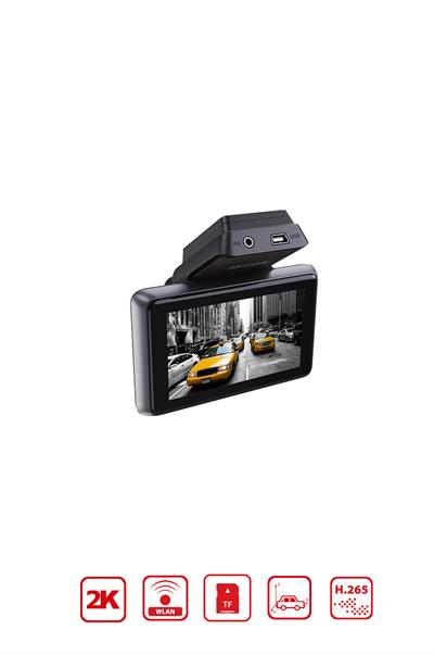 HIKVISION AE-DC4328-K5(2CH) Buckline HD Çift Kameralı Araç İçi Kamerası, G-Sensor ve Wifi