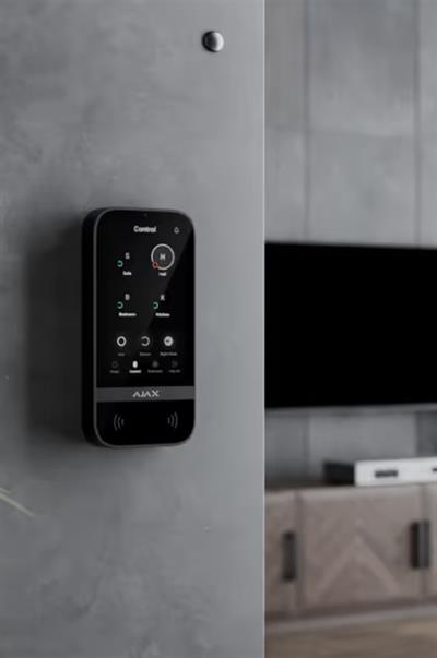 AJAX Keypad Touchscreen Dokunmatik Ekranlı Tuş Takımı Siyah