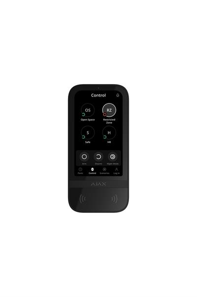 AJAX Keypad Touchscreen Dokunmatik Ekranlı Tuş Takımı Siyah
