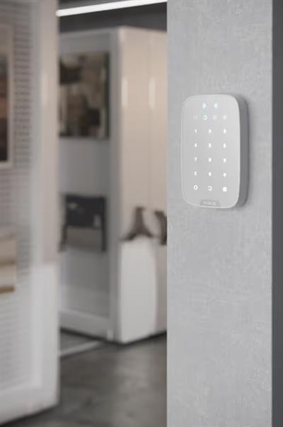 AJAX KeyPad Plus Kuyumcu Kablosuz Tuş Takımı Beyaz