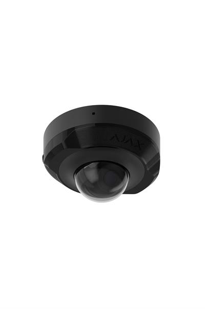 AJAX DomeCam Mini (8 Mp/4 mm) Kablolu AI destekli güvenlik IP kamerası Siyah 