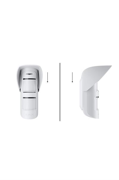 AJAX Hood (MPO) Kapüşon MotionProtect Outdoor için Başlık