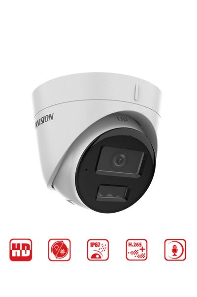 HIKVISION DS-2CD1343G2-LIUF - 4MP Smart Hybrid Light Turret Network Kamera