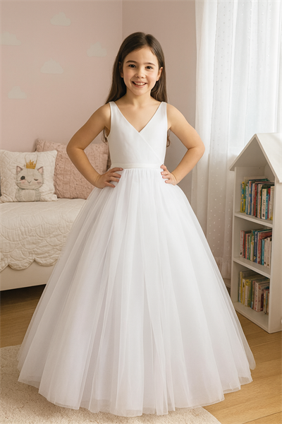 Abiye & Mezuniyet ElbisesiKız Çocuk Kişiye Özel Dikim  Anvelop Abiye Elbise Doğum Günü Elbise