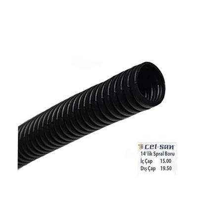 14 lük Plastik Spiral Boru