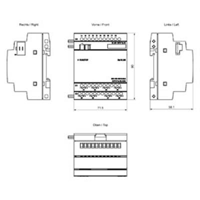 6ED1055-1NB10-0BA2 LOGO! DM16 24R Exp. mod. 4 MW, 8DI/8DO