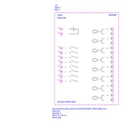6ED1055-1NB10-0BA2 LOGO! DM16 24R Exp. mod. 4 MW, 8DI/8DO