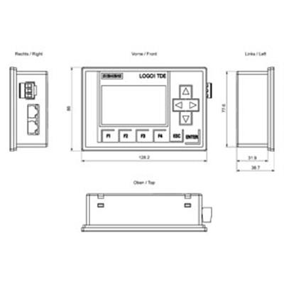 6ED1055-4MH08-0BA1 LOGO! TD Textdisplay, 6 Lines