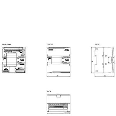 6ES7212-1AE40-0XB0 CPU 1212C ,DC/DC/DC, 8DI/6DO/2AI