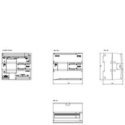 6ES7214-1HG40-0XB0 CPU 1214C, DC/DC/Relay, 14DI/10DO/2AI