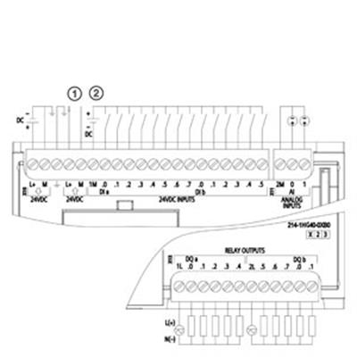 6ES7214-1HG40-0XB0 CPU 1214C, DC/DC/Relay, 14DI/10DO/2AI