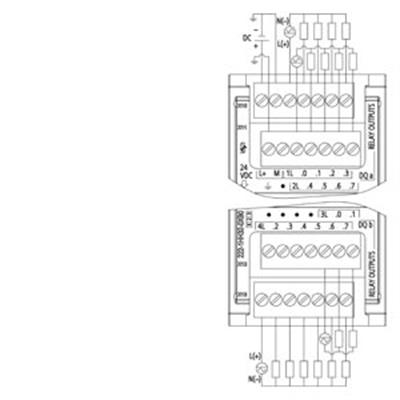 6ES7222-1HH32-0XB0 Digital Output SM1222, 16 DO, Relay