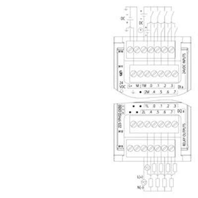 6ES7223-1PH32-0XB0 Digital I/O SM 1223, 8DI/8DO