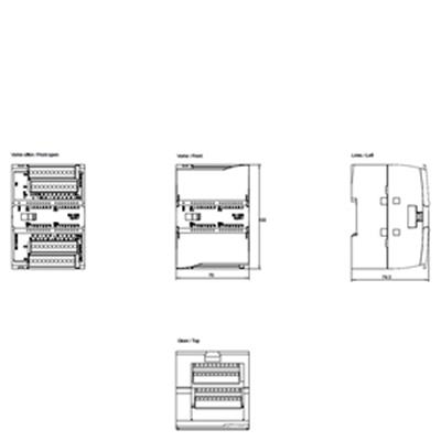 6ES7223-1PL32-0XB0 Digital I/O SM 1223, 16DI/16DO