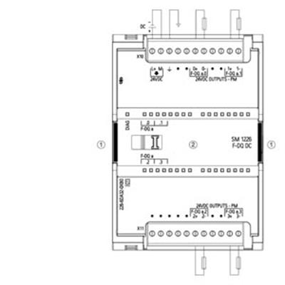 6ES7226-6DA32-0XB0 Digital Output SM 1226, F-DQ 4x 24VDC