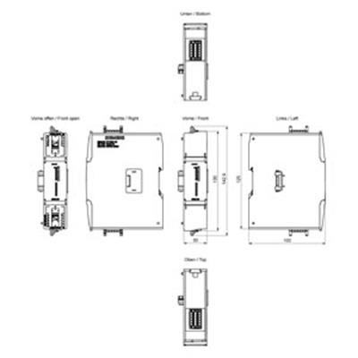 6ES7231-4HF50-0XB0 SIMATIC S7-1200 G2: SM 1231 analog input, 8 AI;
