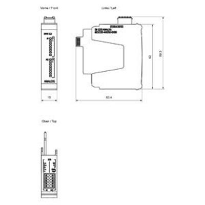 6ES7232-4HD50-0XB0 SIMATIC S7-1200 G2: SB 1232 analog output, 4 AO