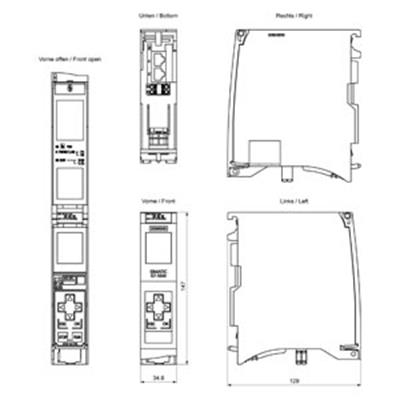 6ES7511-1FL03-0AB0 CPU 1511F-1PN, 450KB prog, 1,5MB Data