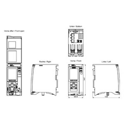 6ES7515-2AN03-0AB0 CPU 1515-2 PN, 1MB Prog., 4,5MB Data