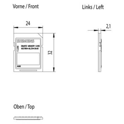 6ES7954-8LC04-0AA0 SIMATIC S7 memory card, 4 MB