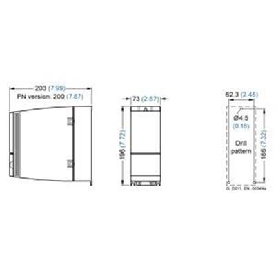 6SL3210-1KE15-8UF2 G120C 2.2 KW 5.6A 3AC PN Motor Sürücü-Drive İnverter