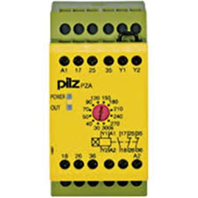 774029 PZA 300/24VDC Emniyet Rölesi – 1 N/O + 2 N/C, 30–300 sn Zaman Gecikmeli, 24V DC