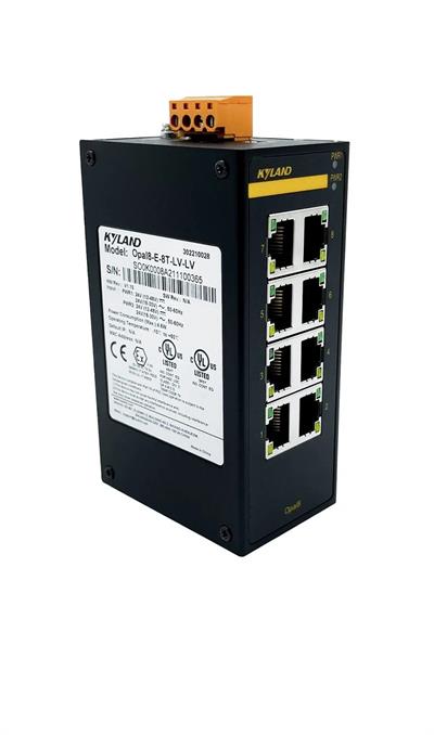 8 Port Giriş Seviyesi Yönetilemez DIN-Ray Switch Opal8-E-8T-LV-LV