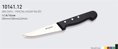 ABS Saplı Perçinli Kasap Bıçağı 12 cm No.0 Hulusi Bıçak 30mm X 120mm X 2.5mm 10141.12