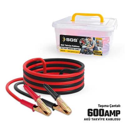 AKÜ TAKVİYE KABLOSU 600 A 2.3 MT
