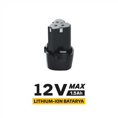 AKÜLÜ VİDALAMA YEDEK BATARYA 12 VOLT(1.5Ah)