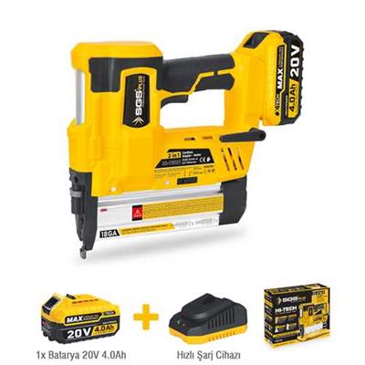 AKÜLÜ ZIMBA VE ÇİVİ TABANCASI SETİ 20V 1*4.0 Ah
