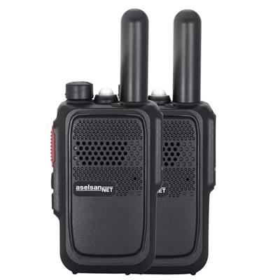 Aselsan Pm-580 Pmr Şarj Dahil İkili El Telsizi (10 Km)(16 Kanal + 121 Alt Kanal)