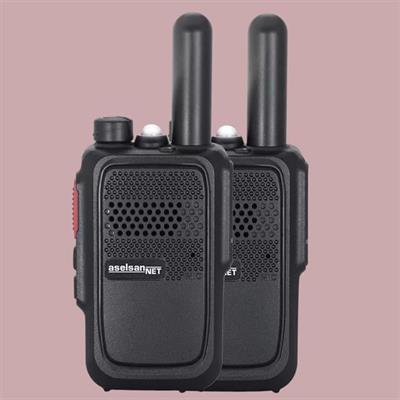 Aselsan Pm-580 Pmr Şarj Dahil İkili El Telsizi (10 Km)(16 Kanal + 121 Alt Kanal)