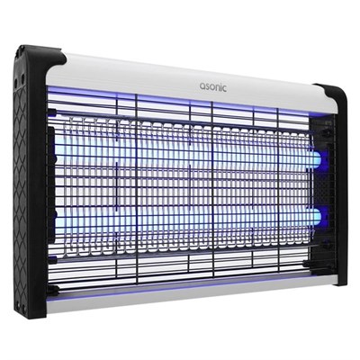 Asonic S26 20W 2000V Çift Koruma Camlı LED Zincir Askılı Sanayi Tipi Sinek Öldürücü (XL Boy)