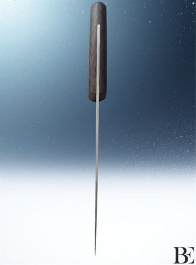 BeKnife Bemiral Bıçak No.2 16 cm 10121.16 Wenge Saplı İşlemeli Kasap Bıçağı 36mm X 160mm X 3mm