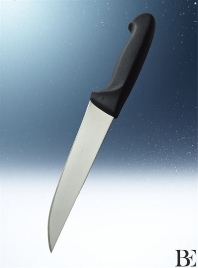 BeKnife Bemiral Bıçak No.2 16 cm 10151.16 Fibrox Kaymaz Saplı Kasap Bıçağı 36mm X 160mm X 3mm Siyah